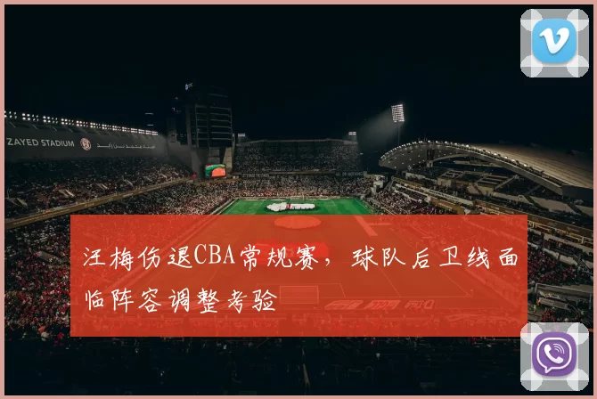 汪梅伤退CBA常规赛，球队后卫线面临阵容调整考验